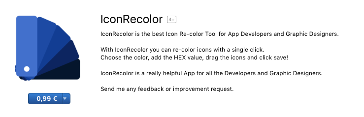 Icon Recolor su Mac App Store per macOS